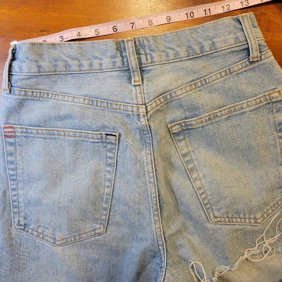 BDG High-rise Baggy Denim Jeans Distressed 27 Ripped Holes Pants Casual - Picture 5 of 10